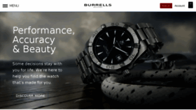 What Burrellswatches.co.uk website looked like in 2018 (6 years ago)