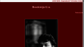 What Boudewijncox.eu website looked like in 2018 (6 years ago)