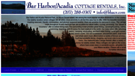What Barharboracadiacottagerentals.com website looked like in 2018 (6 years ago)