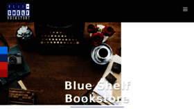 What Blueshelfbookstore.com website looked like in 2018 (6 years ago)