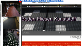 What Balkon-boden.de website looked like in 2018 (5 years ago)