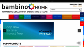 What Bambinohome.com.au website looked like in 2018 (5 years ago)