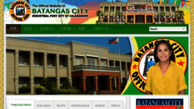 What Batangascity.gov.ph website looked like in 2018 (5 years ago)