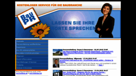 What Bau-pr.com website looked like in 2018 (5 years ago)