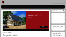 What Baugeruest-mieten.de website looked like in 2018 (7 years ago)