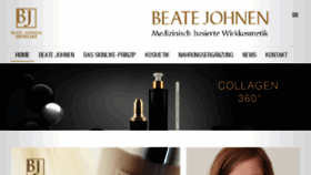 What Beatejohnen.com website looked like in 2018 (5 years ago)
