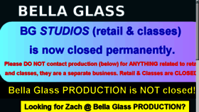 What Bellaglassstudios.com website looked like in 2018 (6 years ago)
