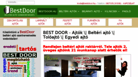 What Bestdoor.hu website looked like in 2018 (6 years ago)