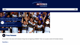 What Betfredcorporate.com website looked like in 2018 (5 years ago)