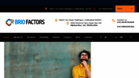 What Briofactors.com website looked like in 2018 (5 years ago)