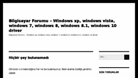 What Bilgisayarforumu.com website looked like in 2018 (5 years ago)