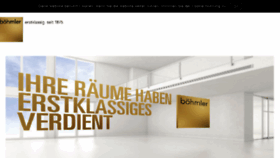 What Boehmler.de website looked like in 2018 (6 years ago)