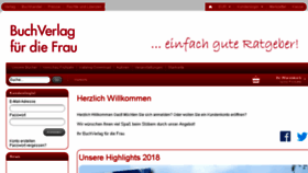 What Buchverlag-fuer-die-frau.de website looked like in 2018 (6 years ago)