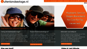 What Buitenlandsestage.nl website looked like in 2018 (5 years ago)