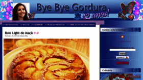 What Byebyegordura.com.br website looked like in 2018 (5 years ago)