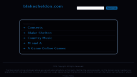 What Blakesheldon.com website looked like in 2018 (5 years ago)