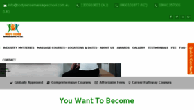 What Bodysensemassageschool.com.au website looked like in 2018 (6 years ago)