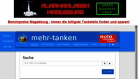 What Benzinpreise-magdeburg.de website looked like in 2018 (6 years ago)