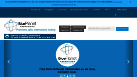 What Blueplanet.be website looked like in 2018 (5 years ago)