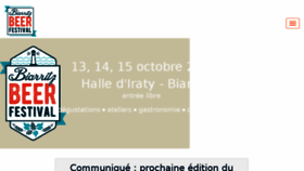 What Biarritzbeerfestival.fr website looked like in 2018 (5 years ago)