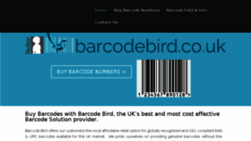 What Barcodebird.co.uk website looked like in 2018 (5 years ago)