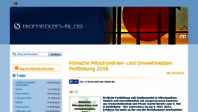 What Biomedizin-blog.de website looked like in 2018 (6 years ago)