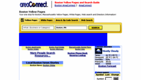 What Boston.areaconnect.com website looked like in 2018 (6 years ago)