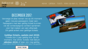 What Balloonair.nl website looked like in 2018 (5 years ago)
