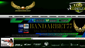 What Bandarbet77.net website looked like in 2018 (5 years ago)