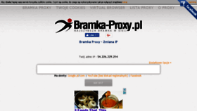 What Bramka-proxy.pl website looked like in 2018 (5 years ago)