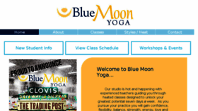 What Bluemoonyogafresno.com website looked like in 2018 (5 years ago)