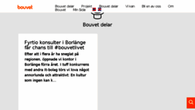 What Bouvet.se website looked like in 2018 (6 years ago)