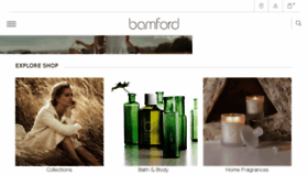 What Bamford.co.uk website looked like in 2018 (6 years ago)