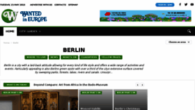 What Berlin.wantedineurope.com website looked like in 2018 (5 years ago)