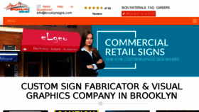 What Brooklynsigns.com website looked like in 2018 (5 years ago)