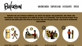 What Baluchon.fr website looked like in 2018 (6 years ago)