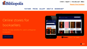 What Bibliopolis.com website looked like in 2018 (5 years ago)
