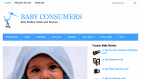 What Babyconsumers.com website looked like in 2018 (6 years ago)