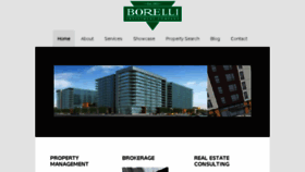 What Borelli.com website looked like in 2018 (6 years ago)