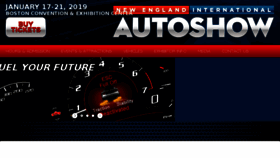 What Bostonautoshow.com website looked like in 2018 (5 years ago)