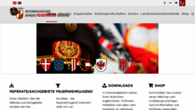 What Bundesfeuerwehrverband.at website looked like in 2018 (6 years ago)