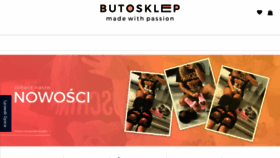 What Butosklep.pl website looked like in 2018 (5 years ago)