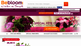 What Bebloom.fr website looked like in 2018 (5 years ago)