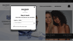 What Balmainhair.fr website looked like in 2018 (5 years ago)