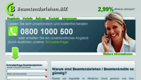 What Beamtendarlehen.biz website looked like in 2018 (7 years ago)