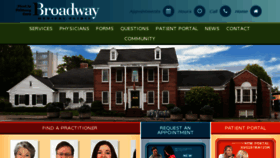 What Broadwaymedicalclinic.com website looked like in 2018 (6 years ago)