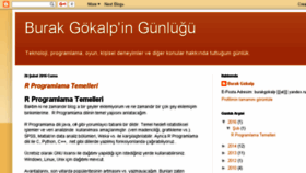 What Burakgokalp.com website looked like in 2018 (5 years ago)