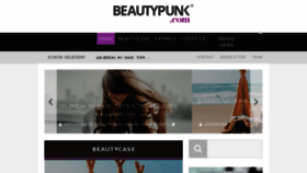 What Beautypunk.com website looked like in 2018 (5 years ago)