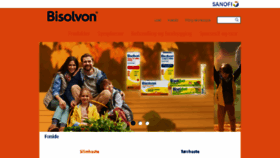 What Bisolvon.no website looked like in 2018 (5 years ago)