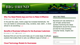 What Big-trend.com website looked like in 2018 (5 years ago)